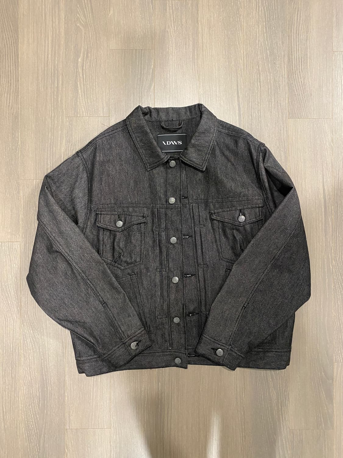 아이돈워너셀 블랙 데님자켓 사이즈1 상품이미지3