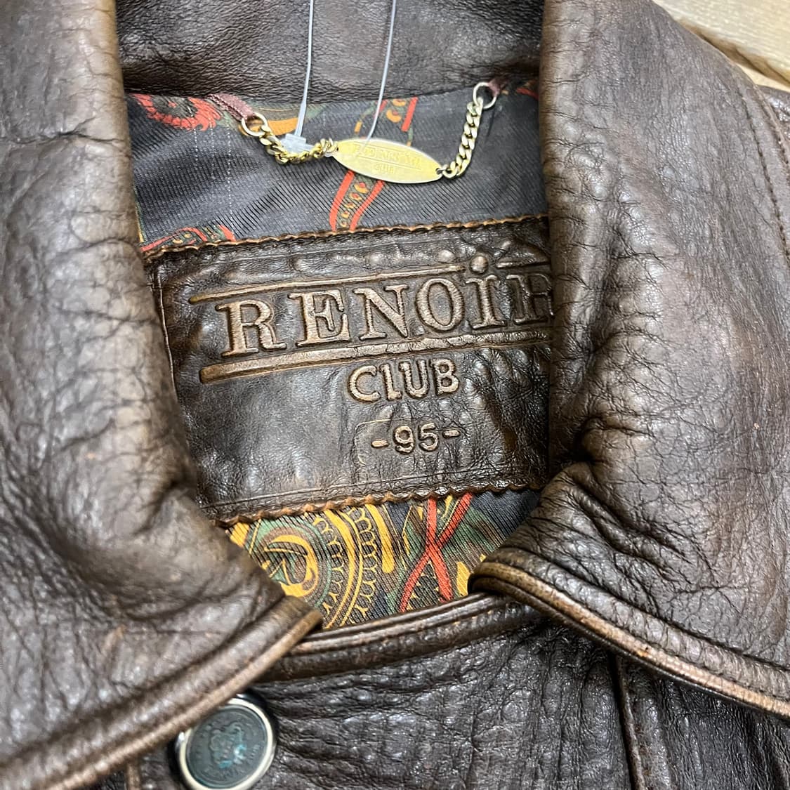 90s vintage 가죽 재킷 상품이미지4