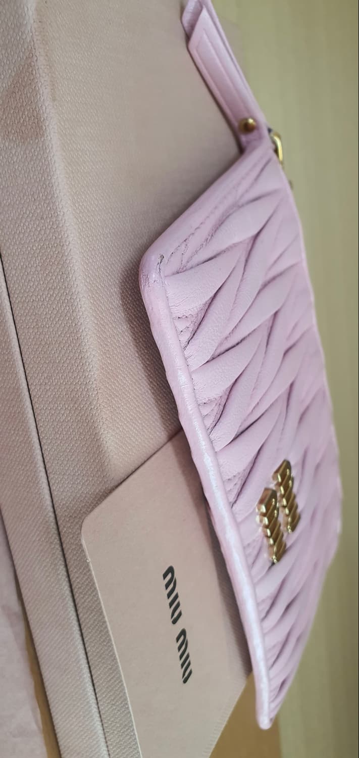 미우미우 마틀라세 카드지갑/지갑 정품A급(보증서O) 상품이미지6