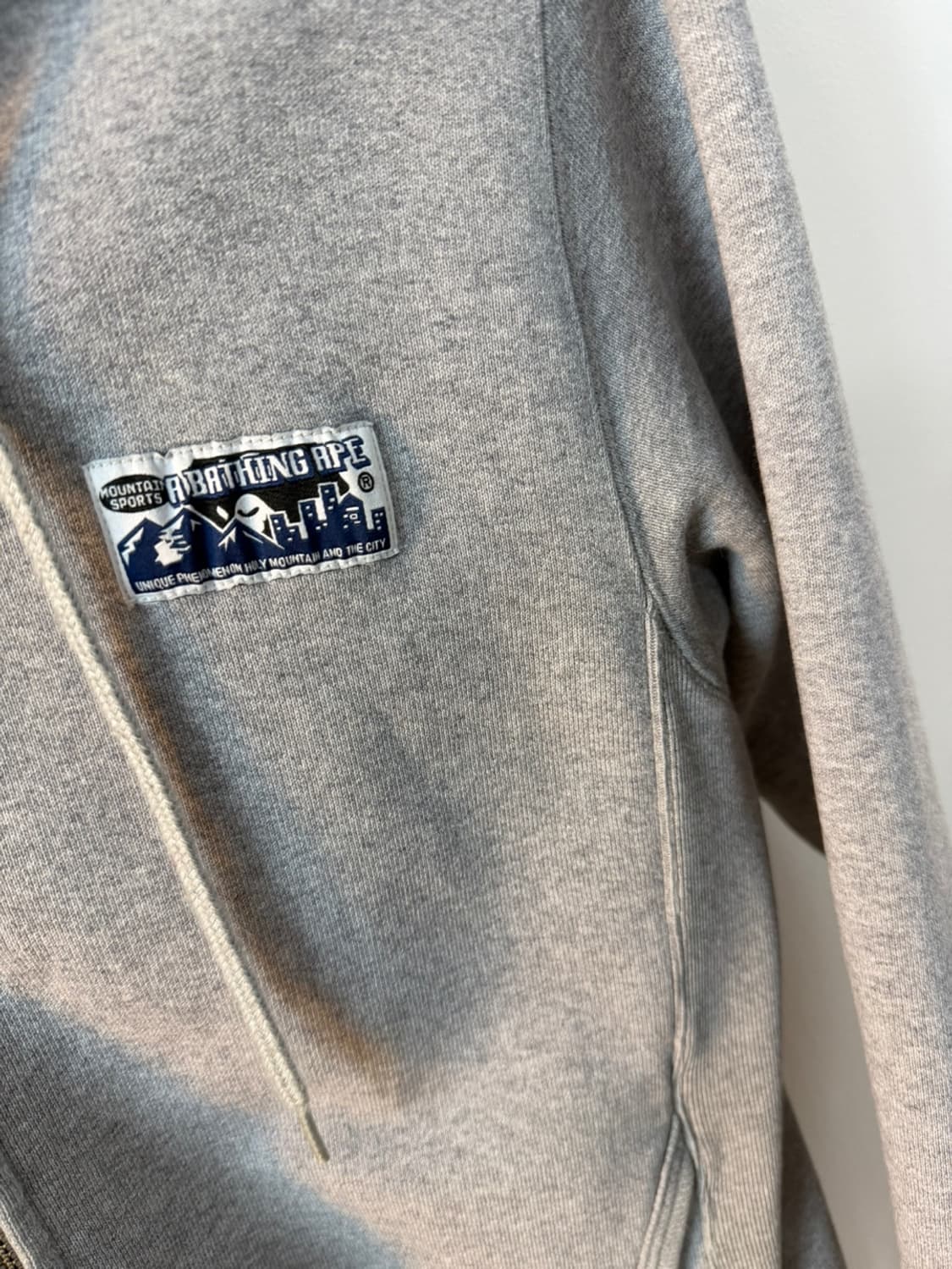 베이프 그레이 후드집업 상품이미지4