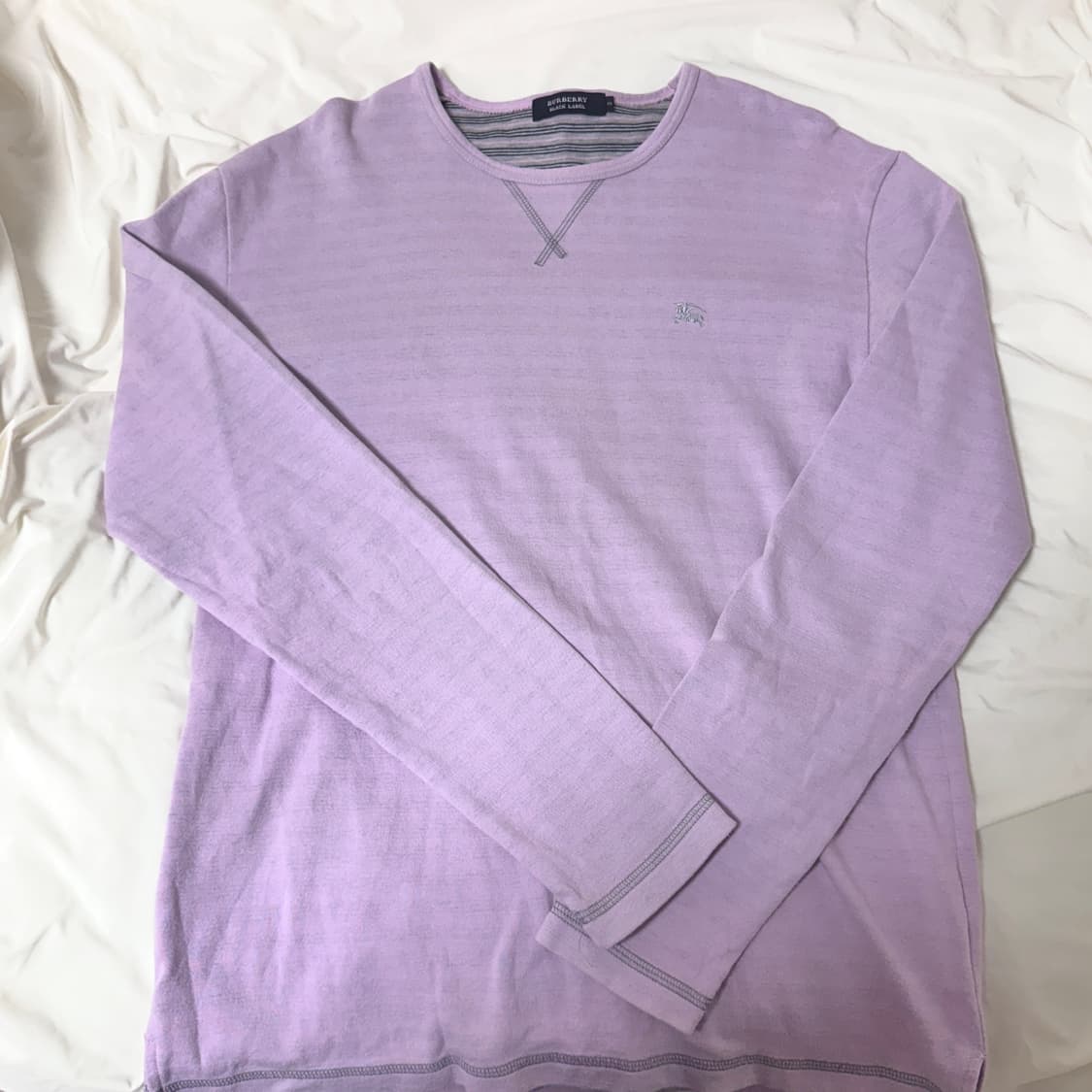 버버리 블랙라벨 라벤더 롱슬리브 빈티지 상품이미지2