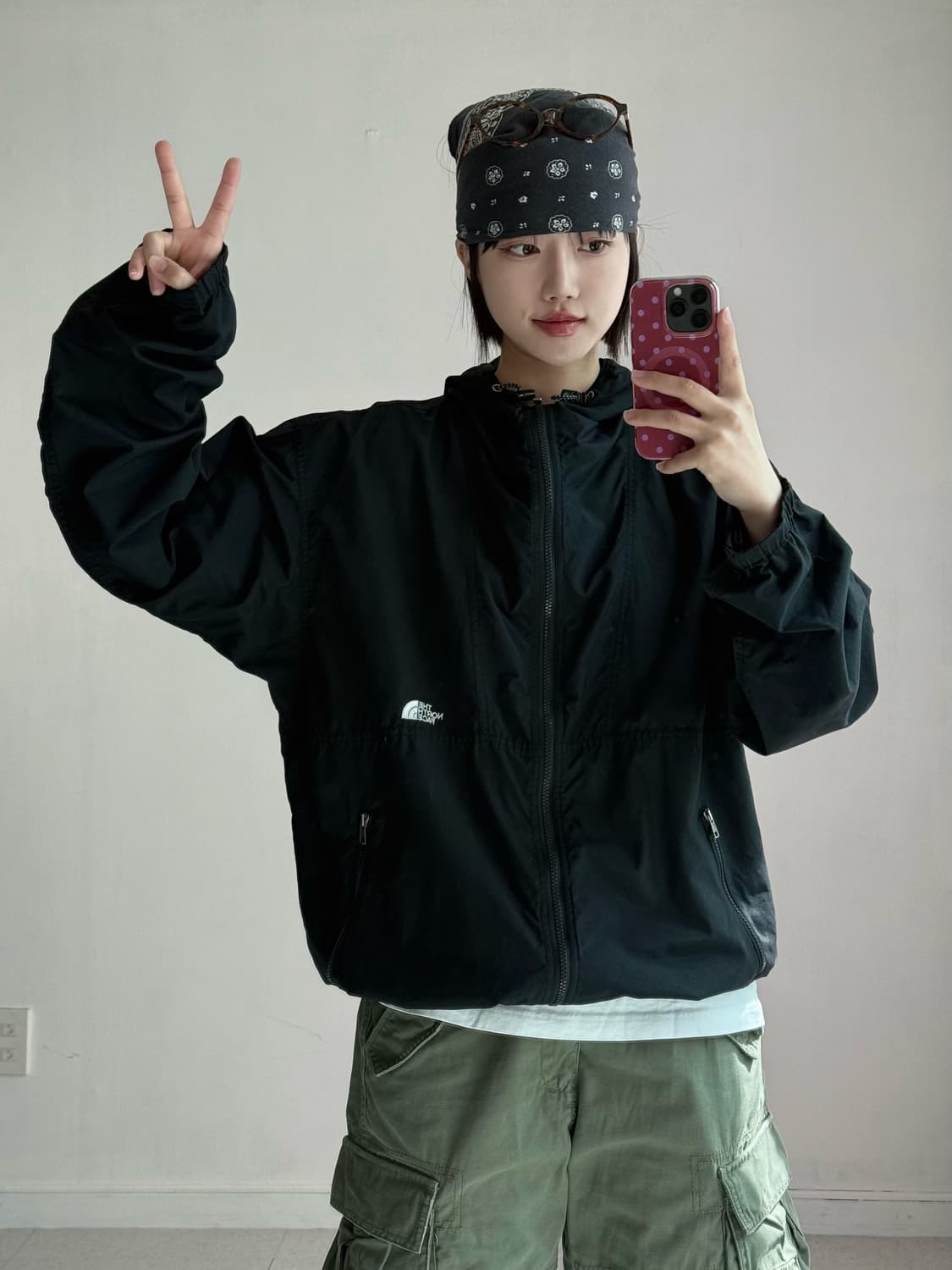 노스페이스 블랙 바람막이 상품이미지3