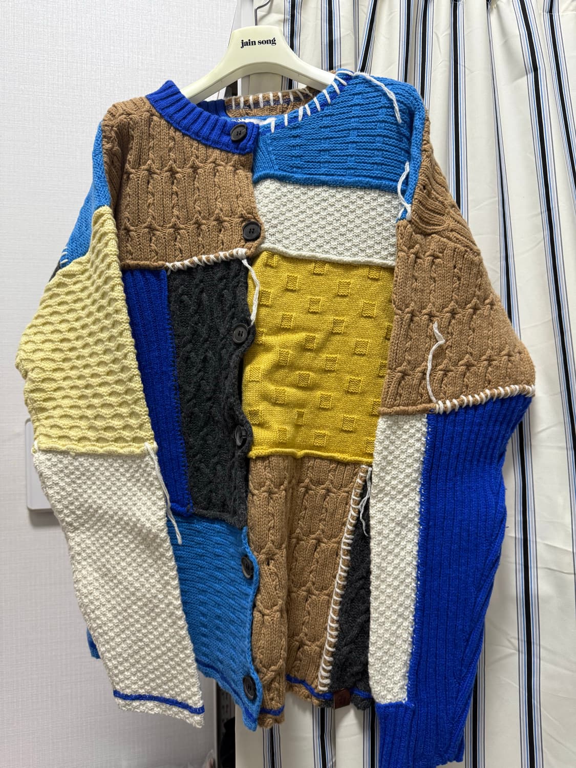 자라 X 아더에러 패치워크 니트 가디건 S-M 상품이미지1