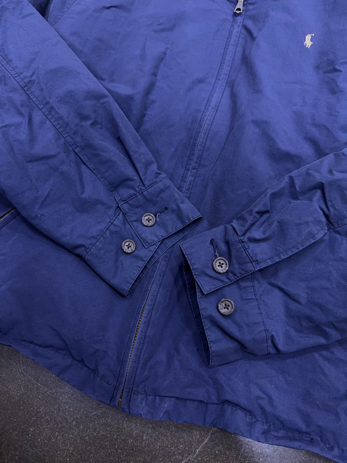 폴로 랄프로렌 빈티지 베이포트 블루종 점퍼 자켓 네이비 XL 상품이미지7