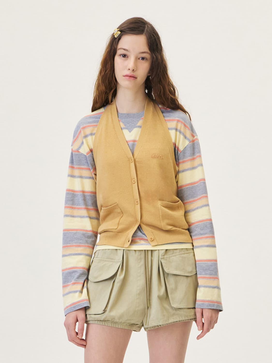 그로브 26PS BIRCH HALTER KNIT (BEIGE) 상품이미지2