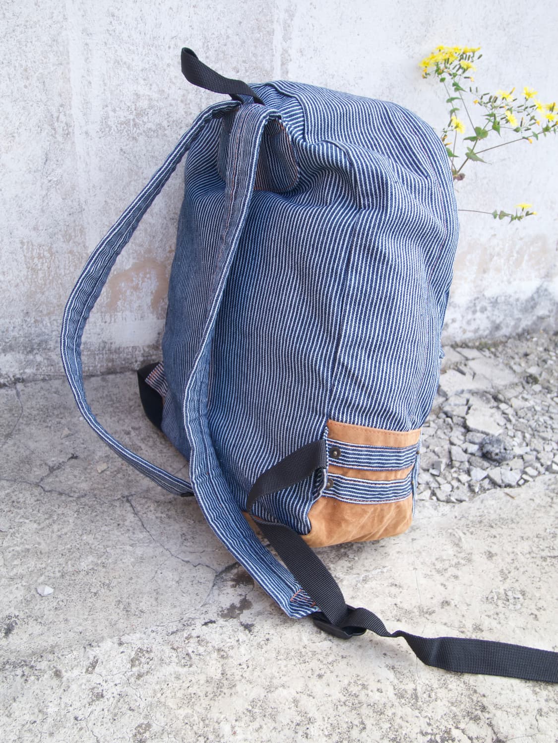 [anello] hickory denim backpack 상품이미지4