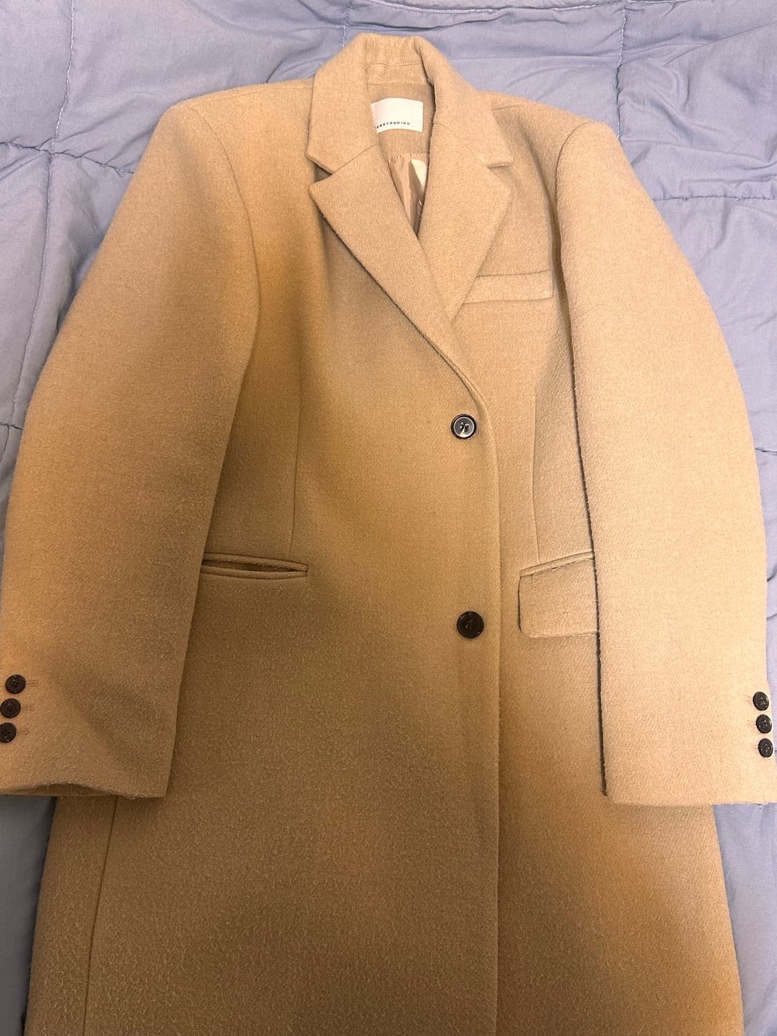 언더스탠딩 side button long coat 상품이미지5