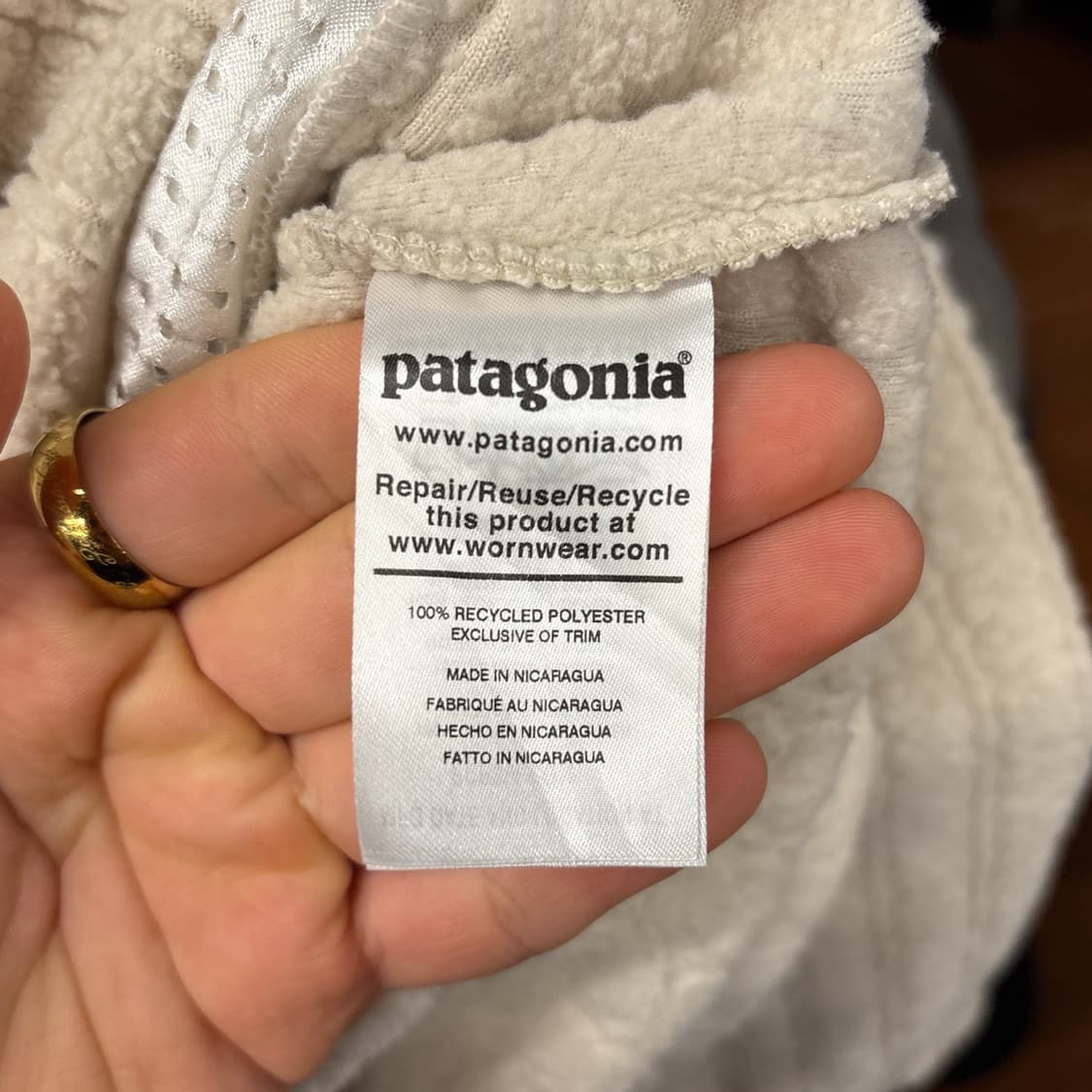 F/W20 파타고니아 케이블 카프리 플리스 후디 신칠라 N881 상품이미지9