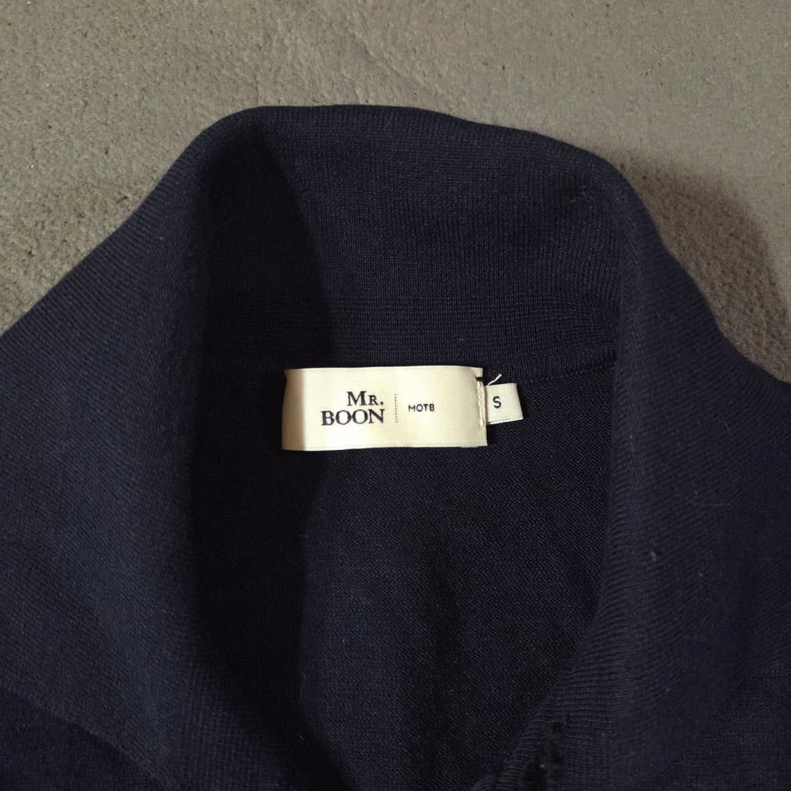 맨온더분 pk 폴로 반팔 니트 S 다크네이비 상품이미지4
