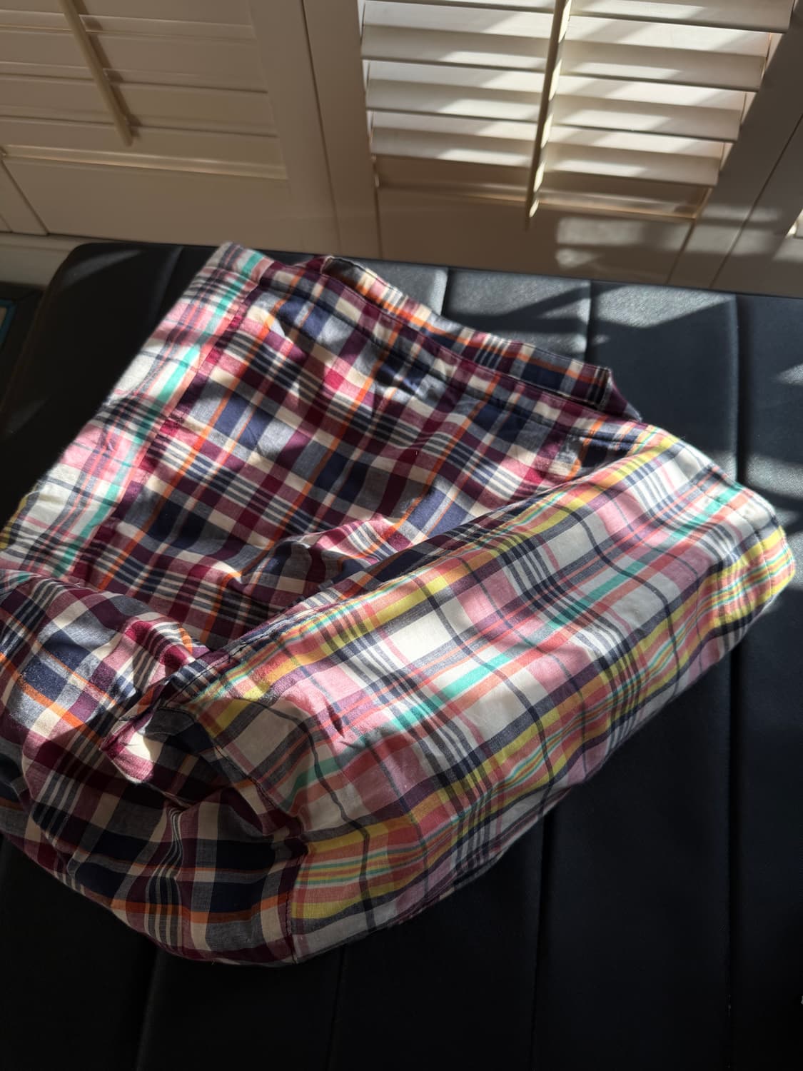 드레익스 패치워크 마드라스 코튼 토트백 상품이미지1