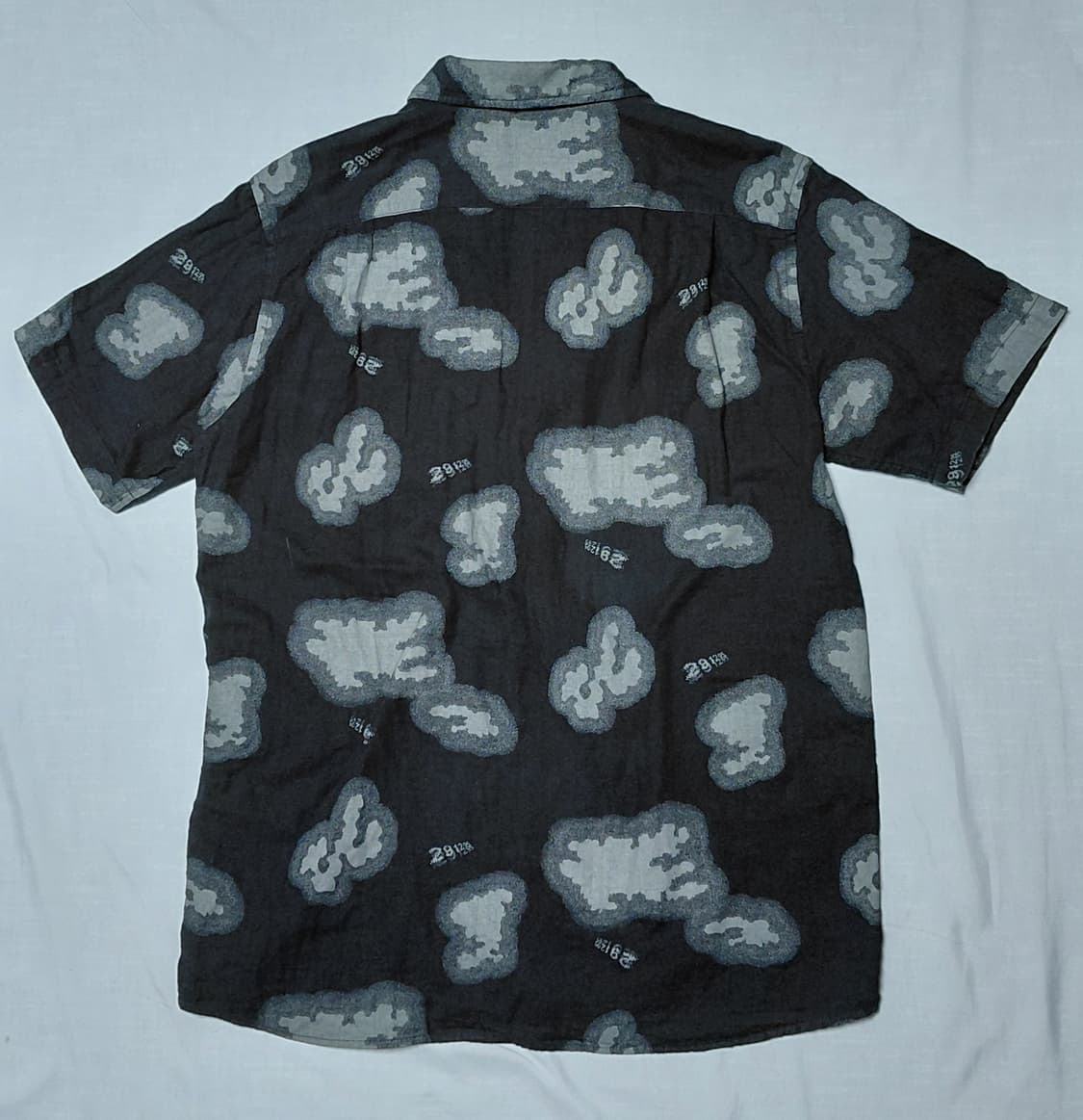 [291295=HOMME] 아카이브 쉐도우 클라우드 패턴 반팔 셔츠 상품이미지8