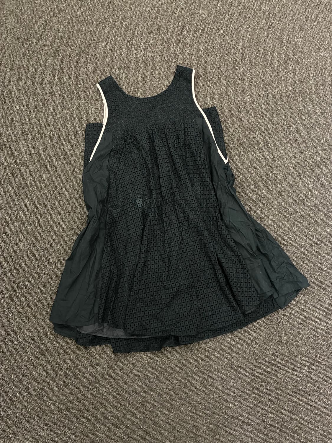 38)Japanese vintage 여성 펀칭 디자인 나시 원피스 상품이미지6