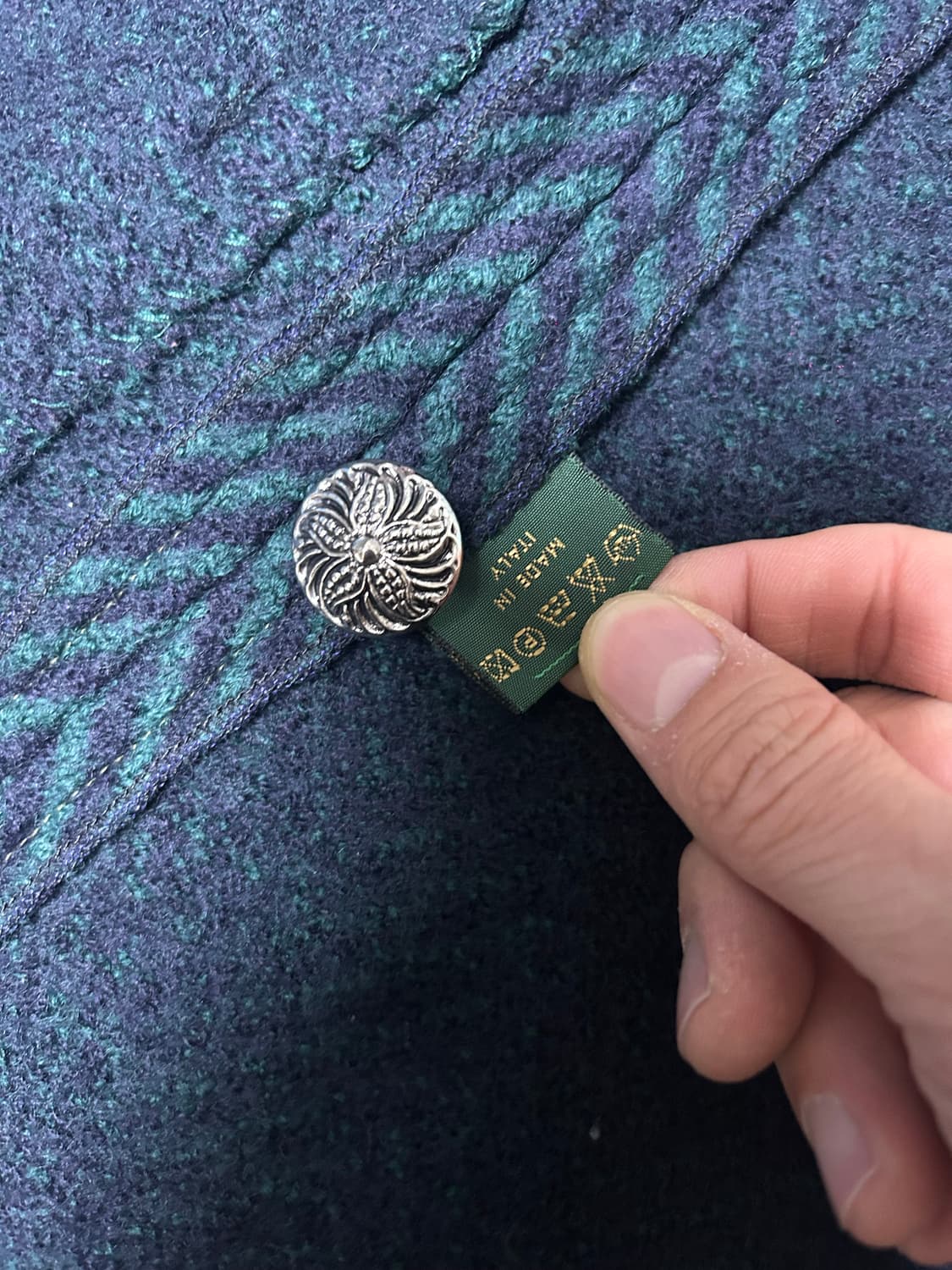 이태리제 blauenbock 울100프로 코트 사이즈 77 상품이미지5