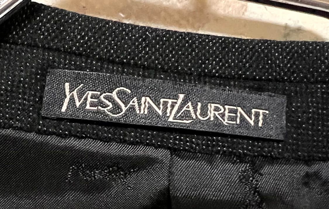 입생로랑 남자 블레이저 정장자켓 솔리드 추동 투버튼 캐시미어 XL 105 상품이미지3