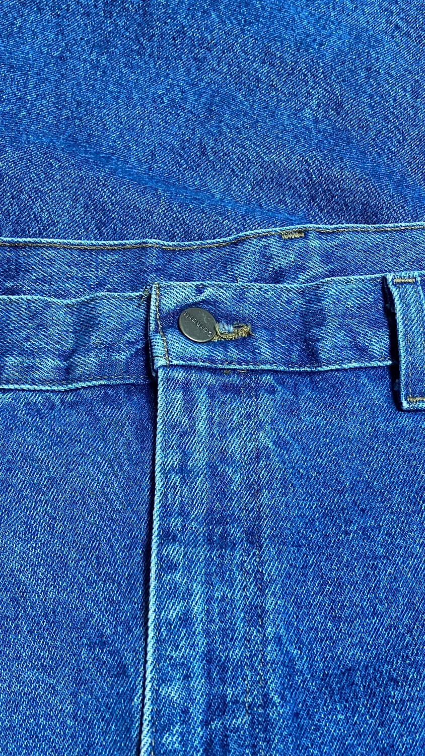 칼하트 B73 DST 더블니 카펜터 데님 팬츠 48x32 상품이미지3