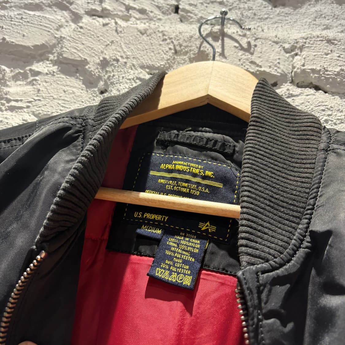 알파인더스트리 MA-1 자켓 상품이미지5