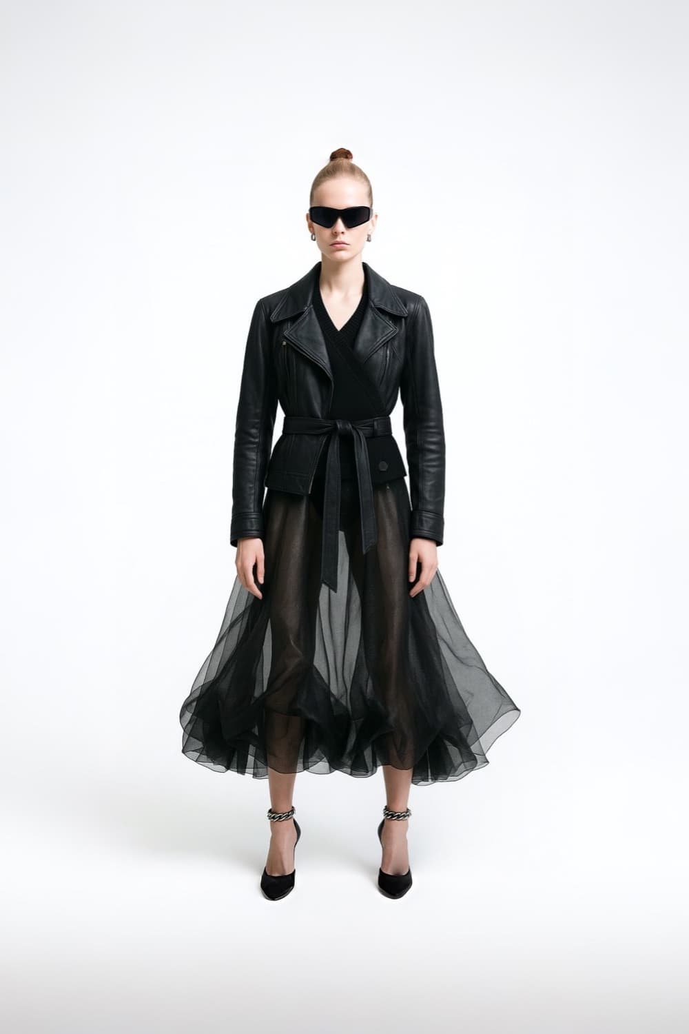 Blu:Pepe Lambskin Leather Rider Jacket 상품이미지5