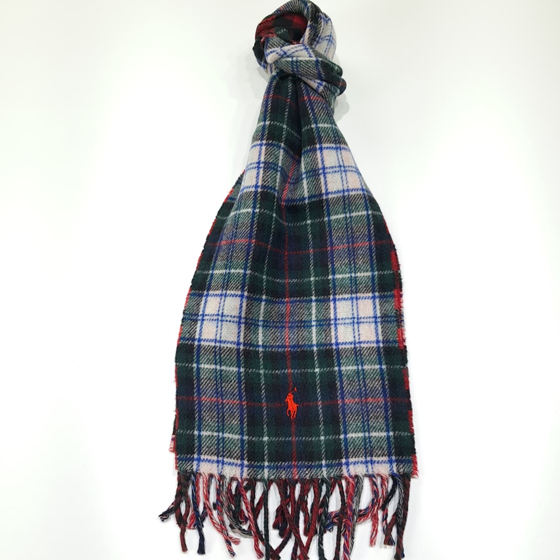 MX514 폴로 이태리판 울 양면 타탄 버팔로 체크 멀티 머플러 목도리 상품이미지1