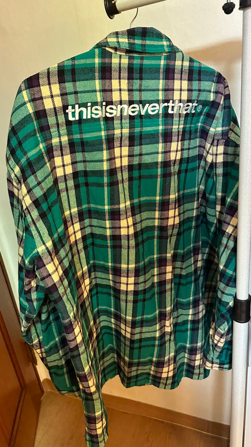 L) 디네댓 디스이즈네버댓 체크 셔츠 플란넬 셔켓 셔츠형 자켓  상품이미지2