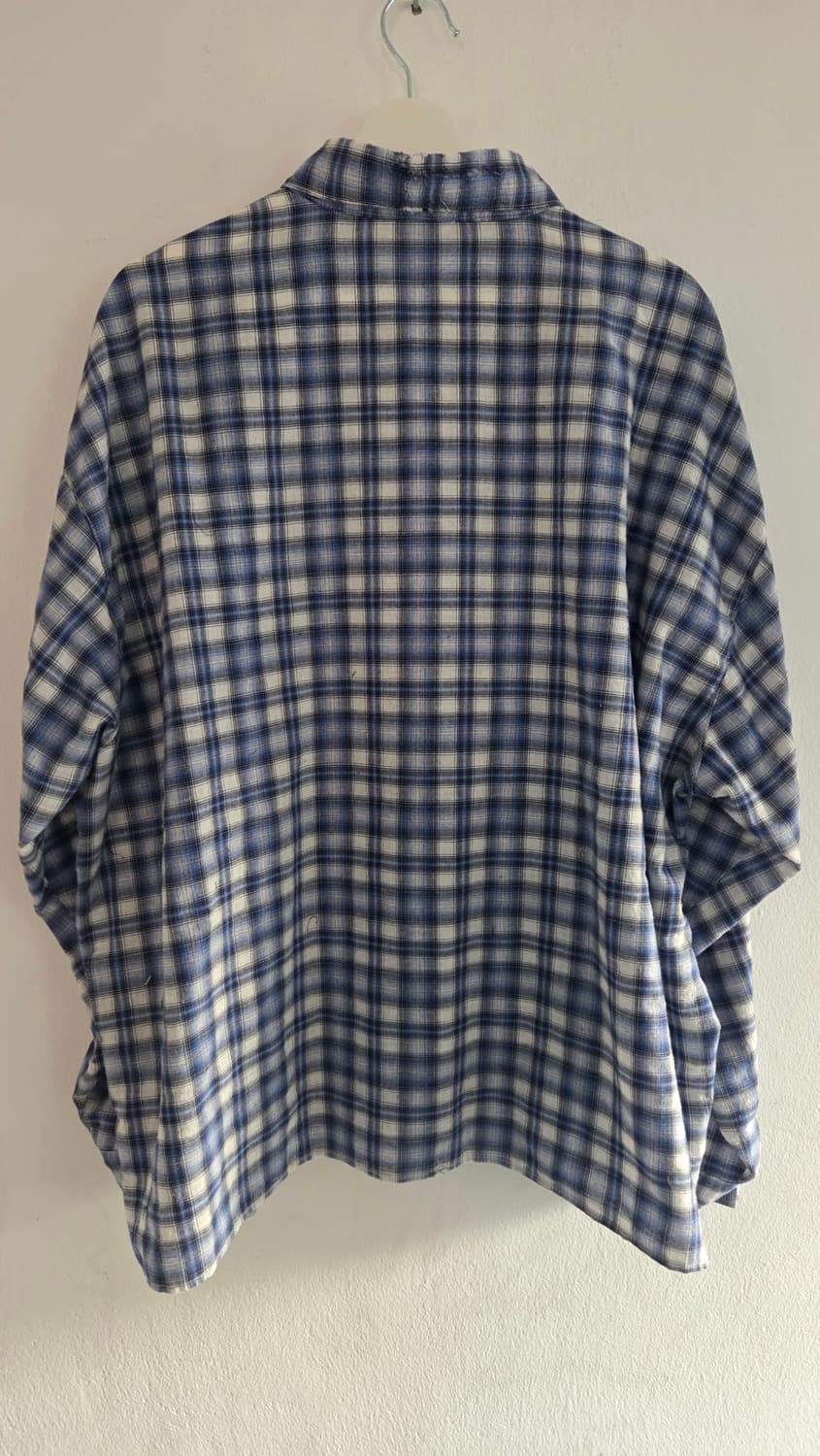 빈티지블루체크셔츠 상품이미지5