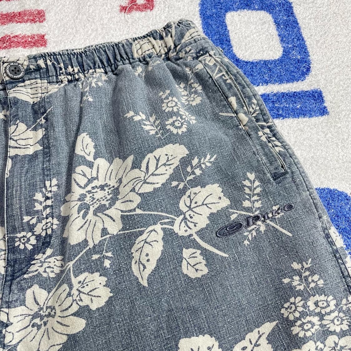 Piko 힙합 올드스쿨 하와이안 반바지 상품이미지3
