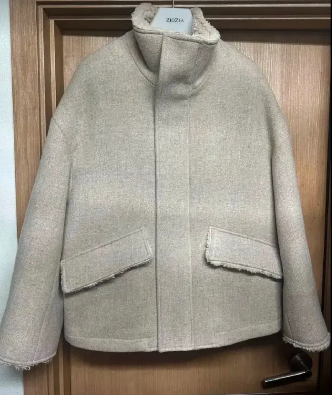 르아브 / 벌룬핏 오버사이즈 하프코트 / s 상품이미지1