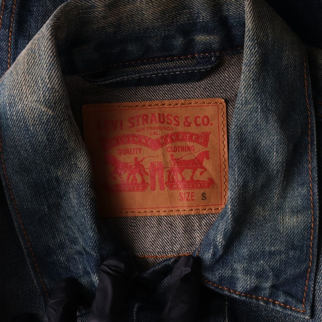 리바이스 빈티지 트러커 데님 자켓 S 상품이미지5