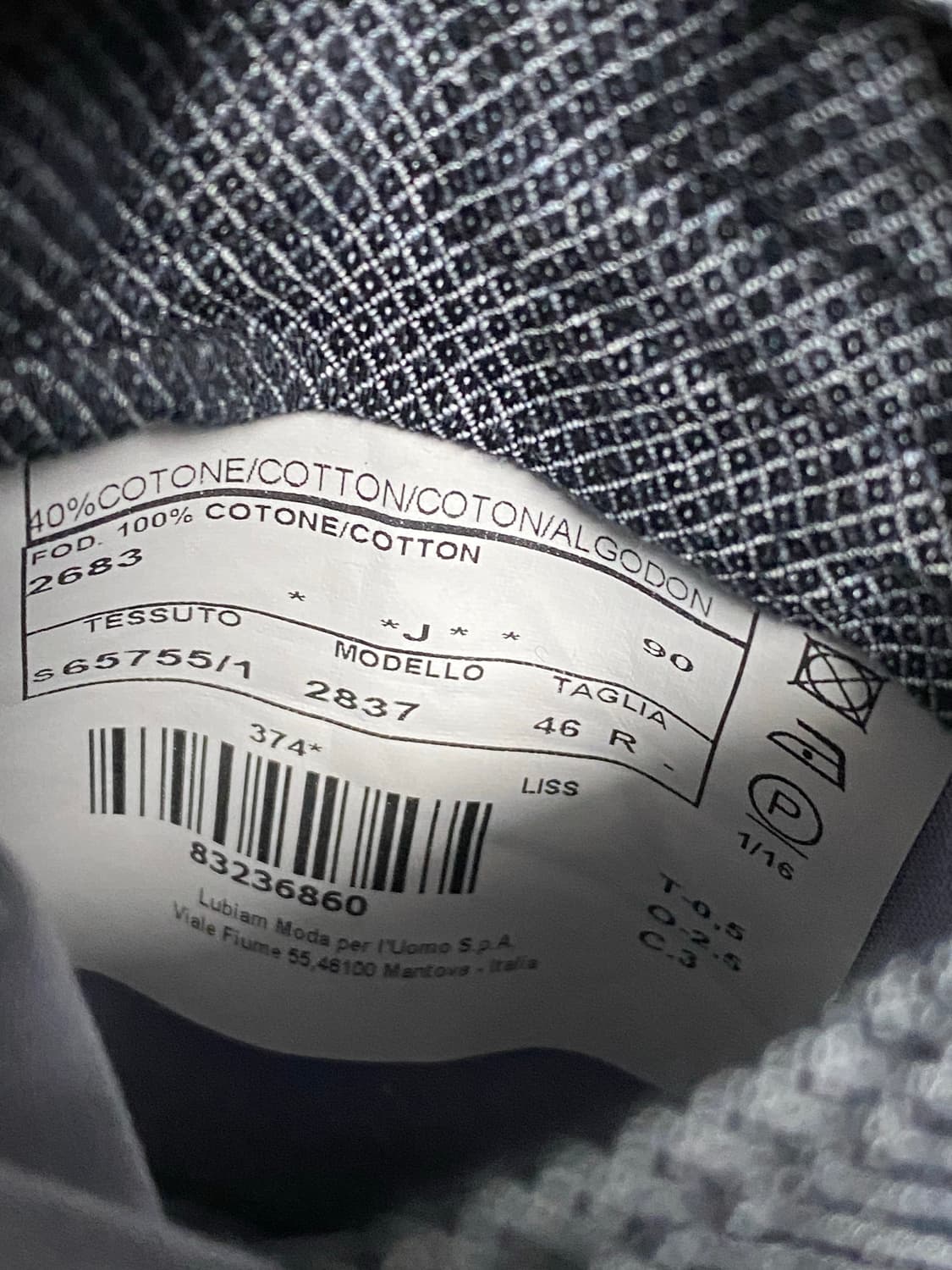 루비암 L.B.M. 1911 자켓 46 사이즈 상품이미지9