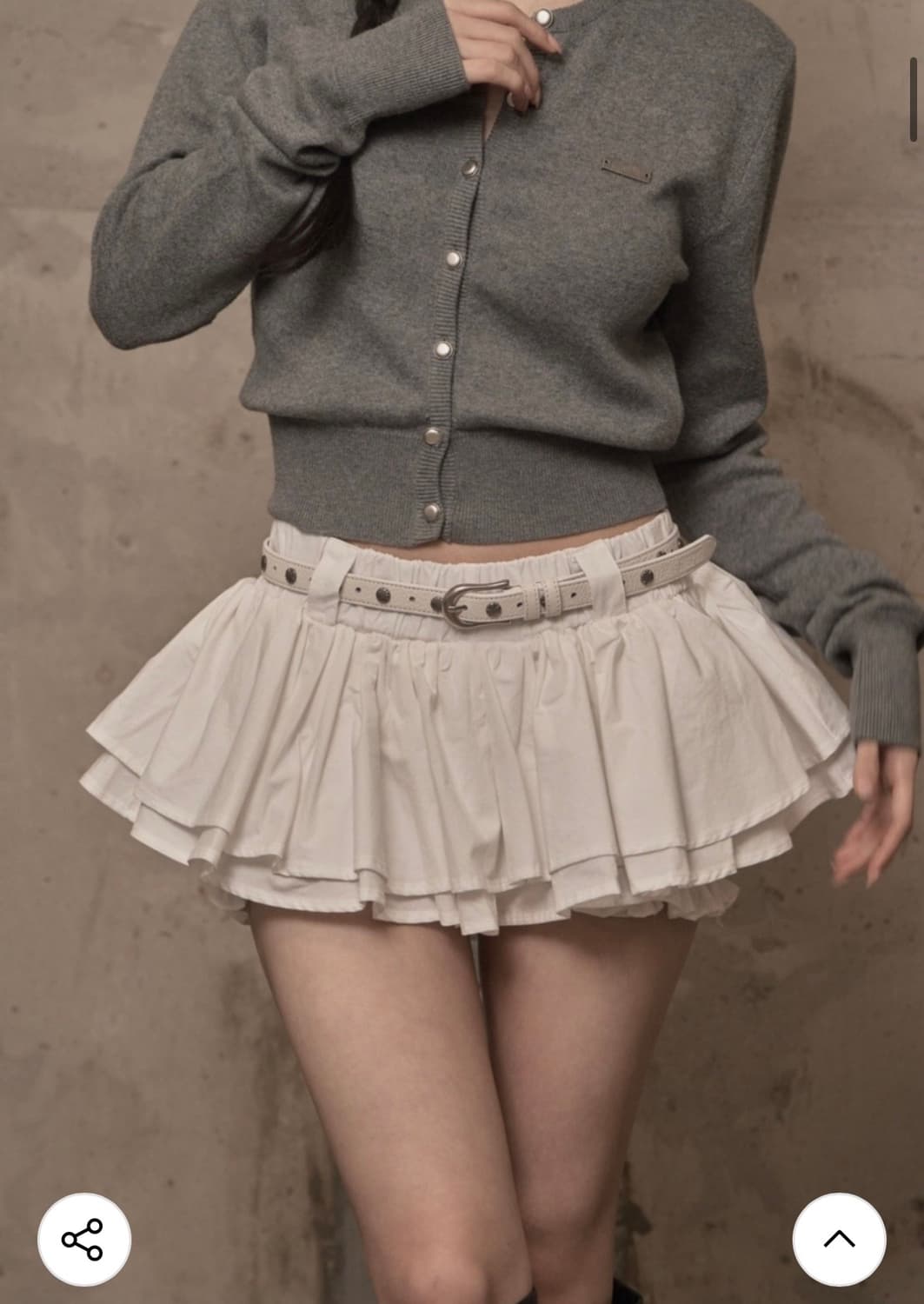 카키포인트 캉캉 스커트팬츠(새상품) 상품이미지1