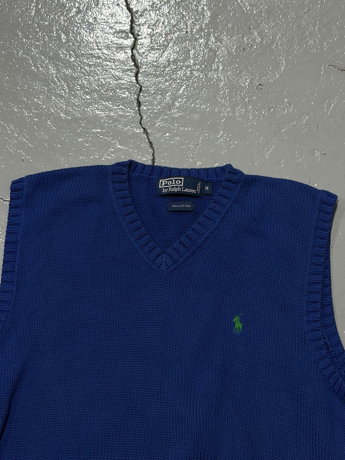 폴로 랄프로렌(Polo Ralph Lauren) 블루 니트 베스트 상품이미지2