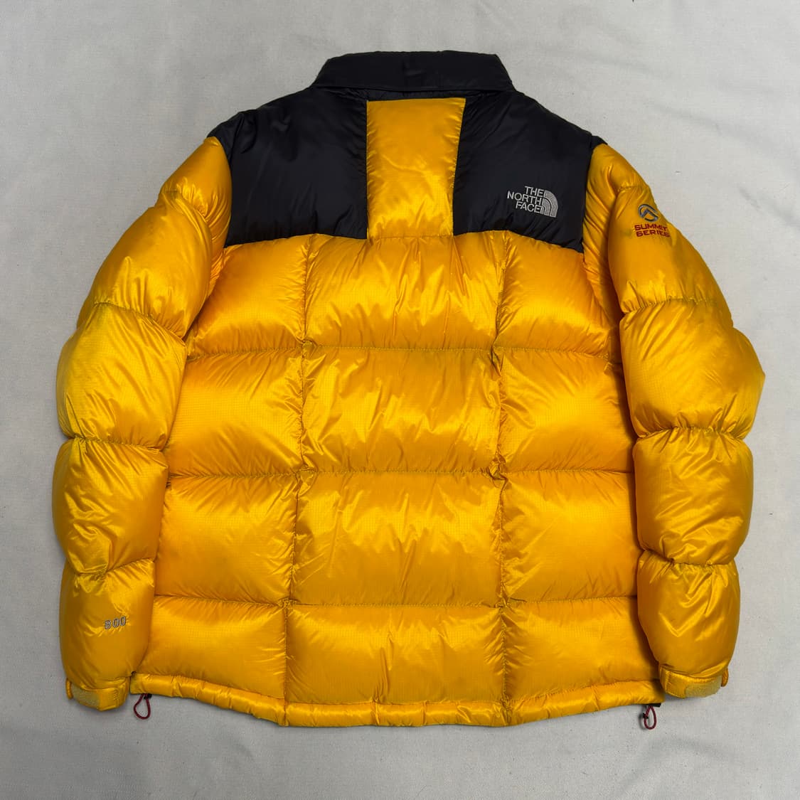 100 노스페이스 써밋시리즈 800 옐로우 구스다운 패딩 상품이미지3