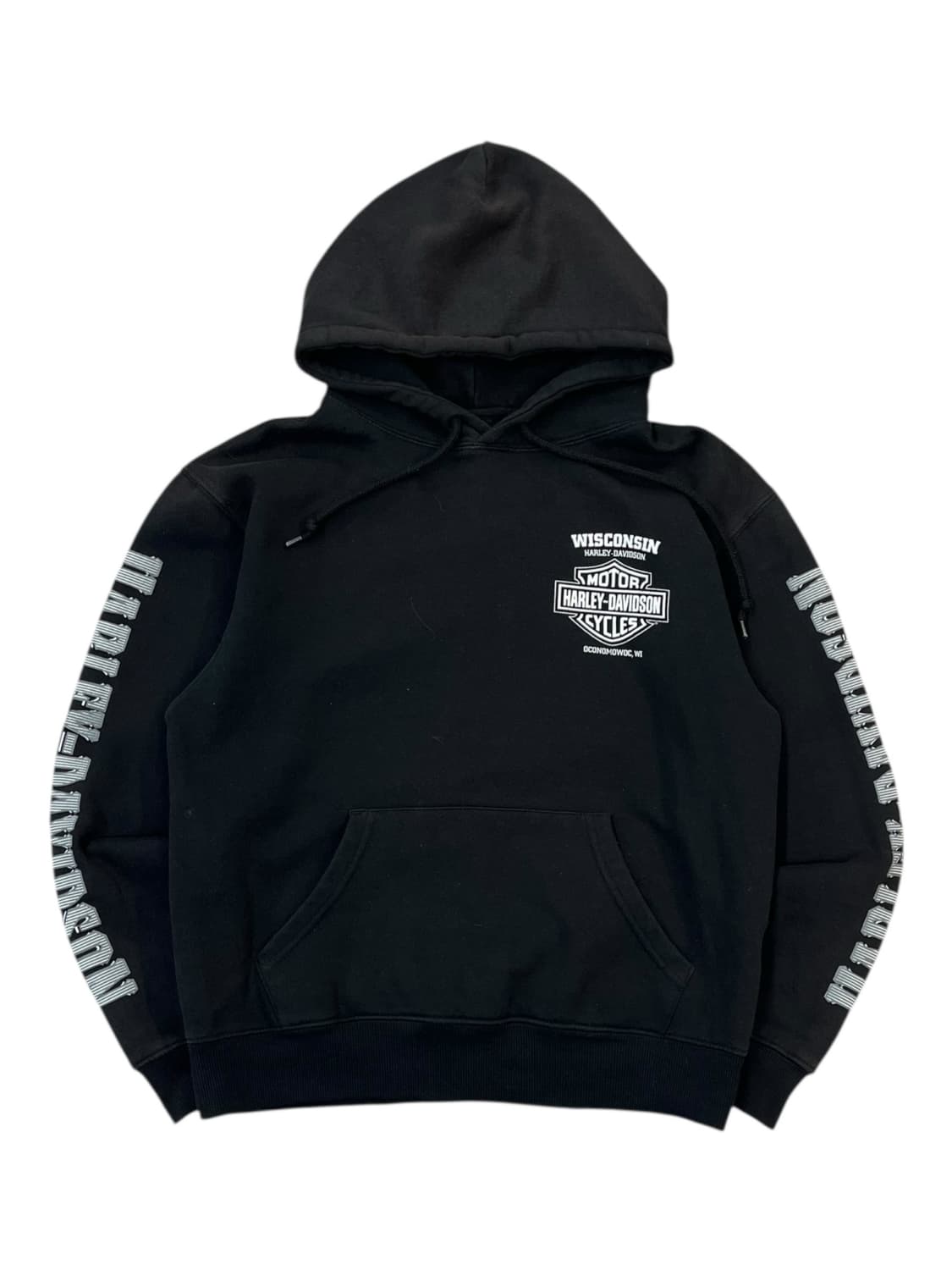 할리데이비슨 프린팅 후드티 블랙 S #csz1752 상품이미지3