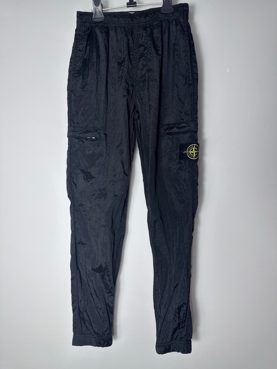 스톤아일랜드 나일론메탈 조거 팬츠 사이즈 28 블랙 상품이미지1