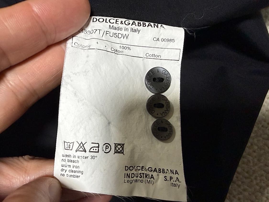 돌체앤가바나 셔츠 남방 남성용 100사이즈 상품이미지3