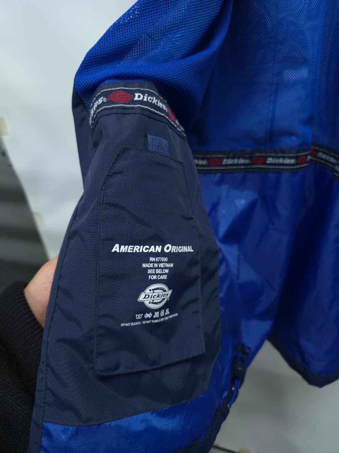 디키즈 남성 네이비 워크 자켓 바람막이 상품이미지10