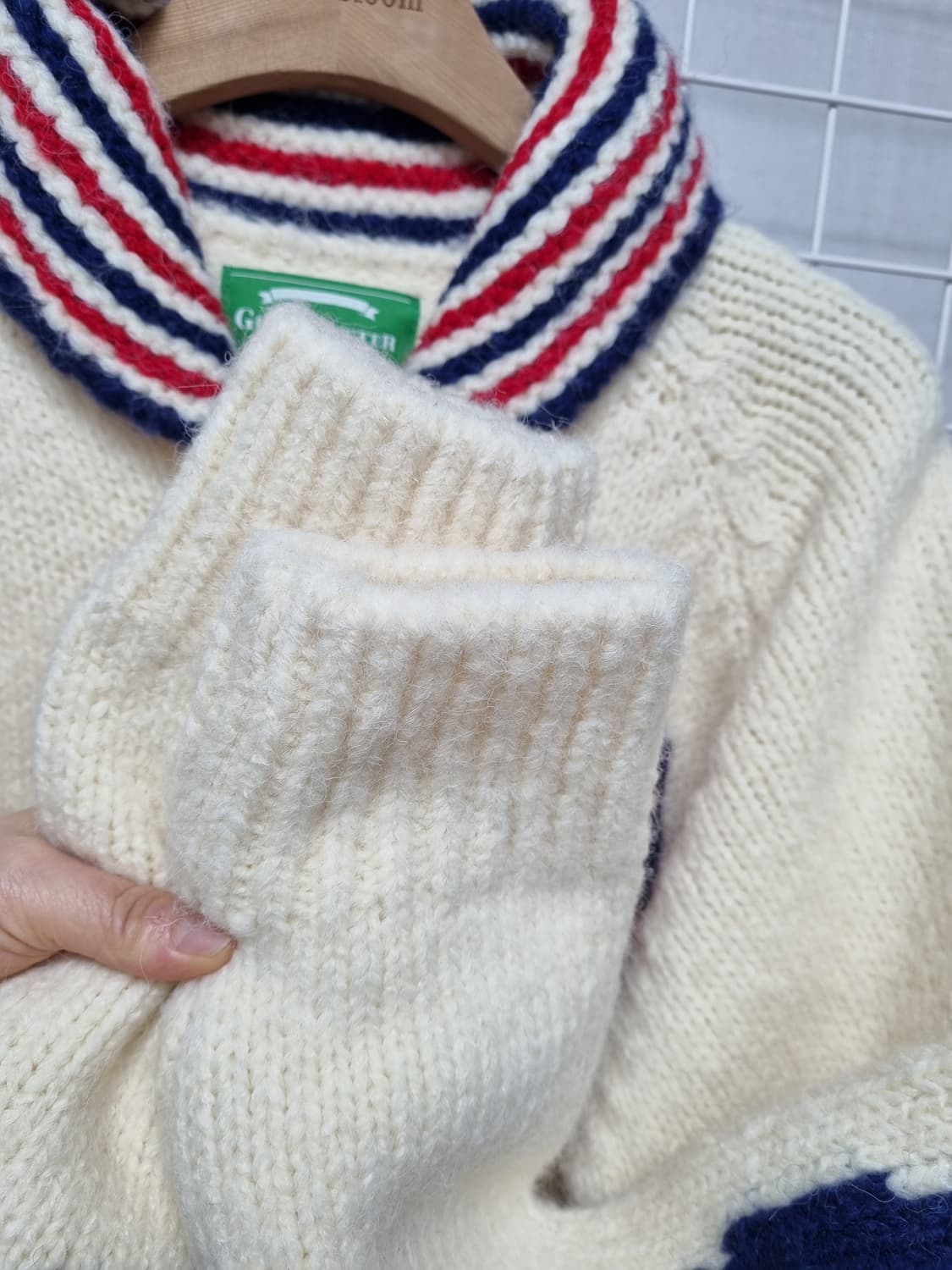 택포(새상품) 그린버터 코위찬 니트가디건 상품이미지3