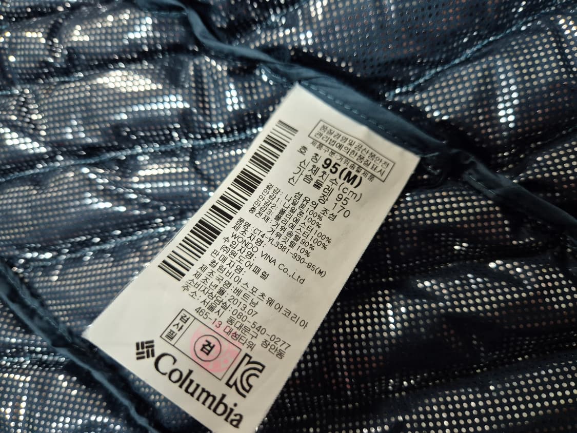 컬럼비아 여성 경량 구스다운 패딩 95(M) 상품이미지8