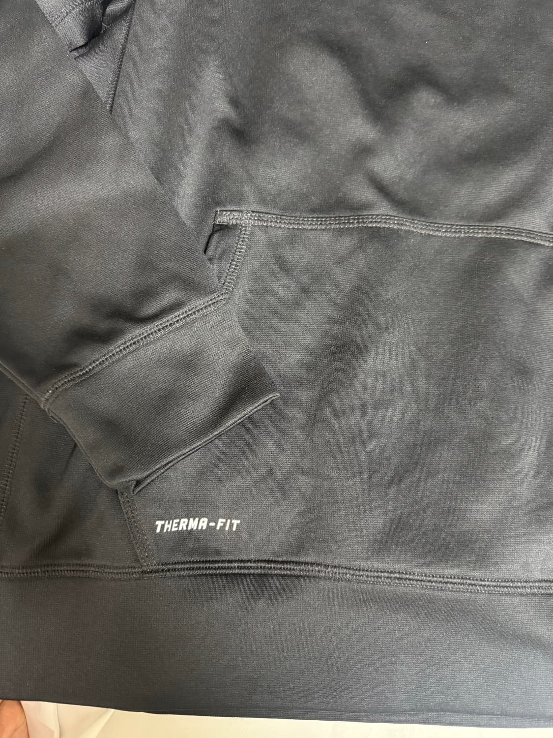 Nike Therma-FIT 블랙 후드티 XL / 남녀공용 오버핏 상품이미지3
