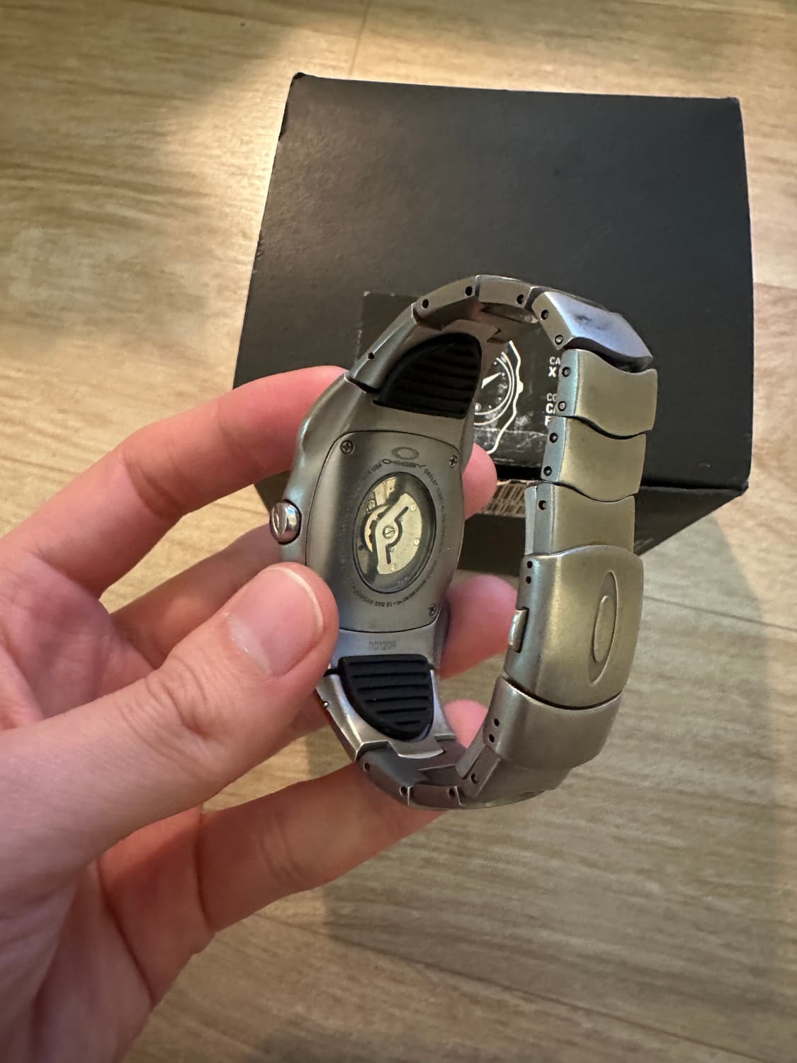 오클리 타임 밤(Time Bomb) 티타늄 - 풀박스/배터리교체완료 상품이미지2