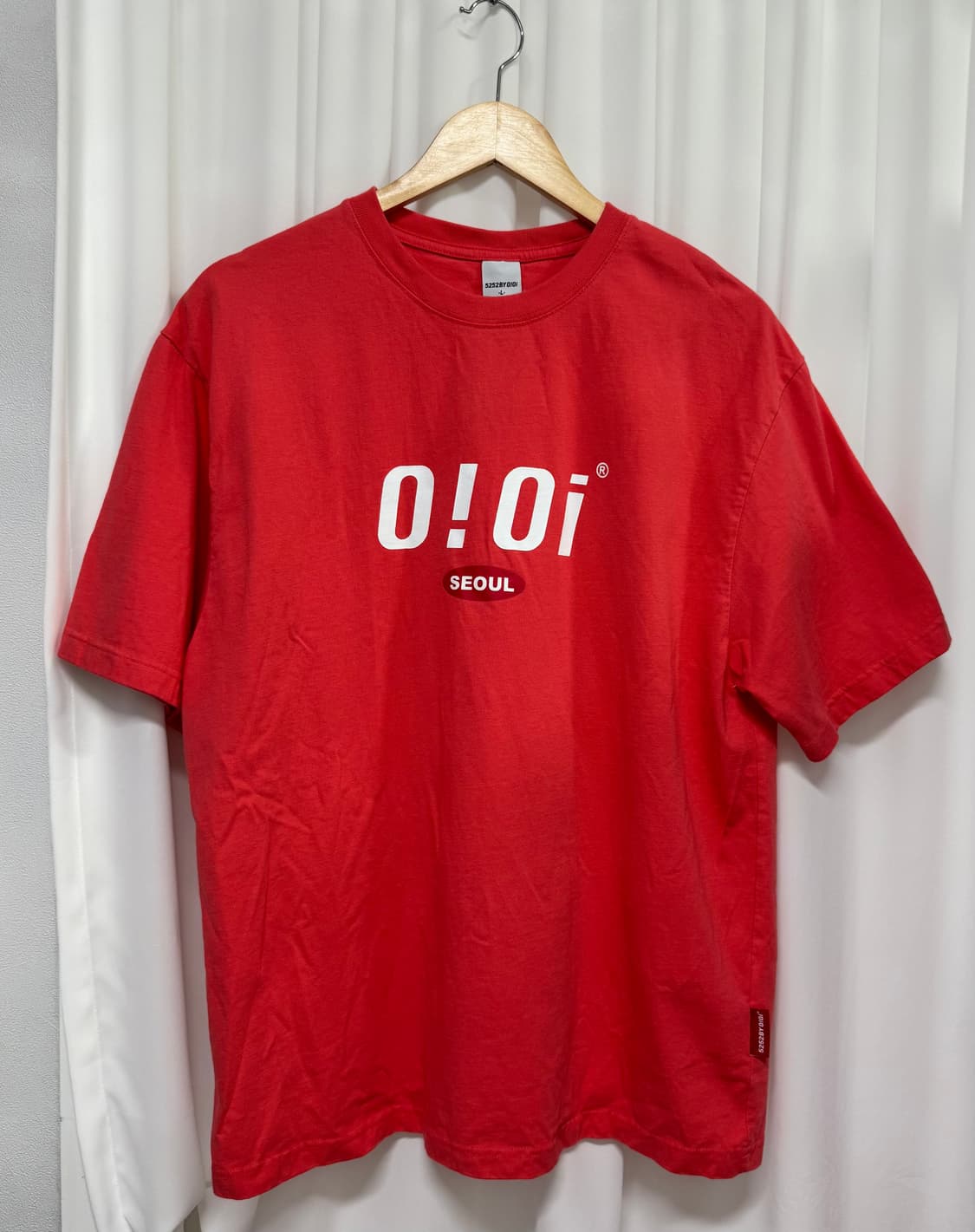 oioi 5252 정품 반팔티 코랄 상품이미지1