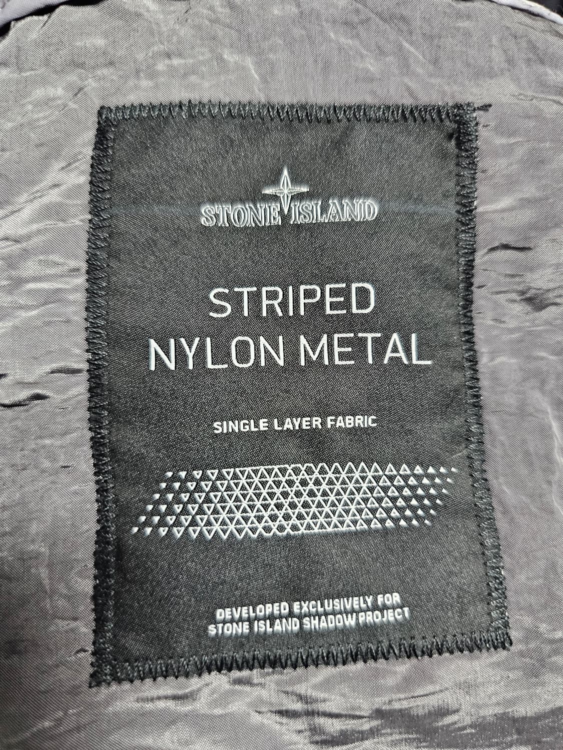 스톤아일랜드 쉐도우프로젝트 스트라이프 나일론메탈 야상파카 상품이미지9