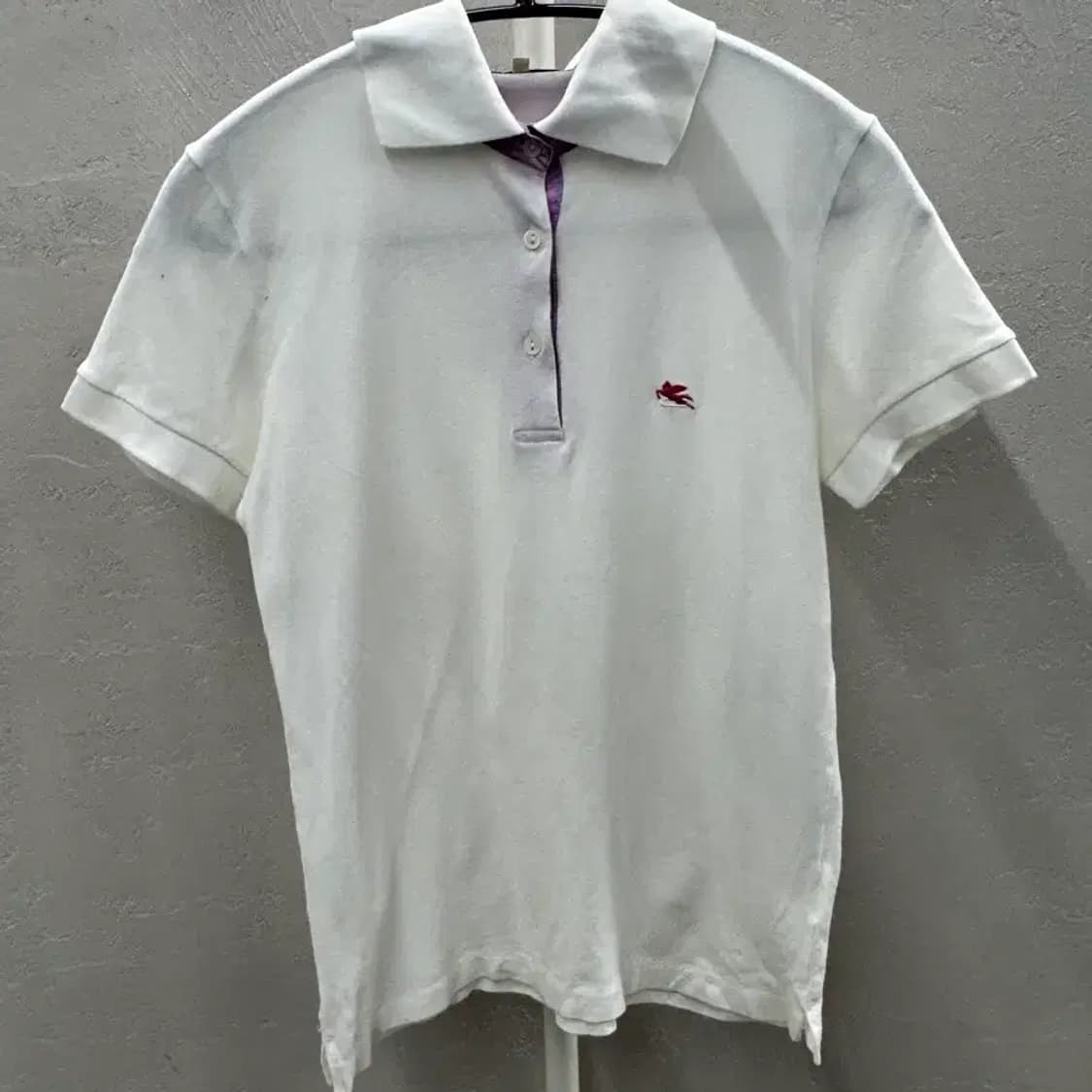 Etro 화이트 카라 반팔 44 상품이미지2