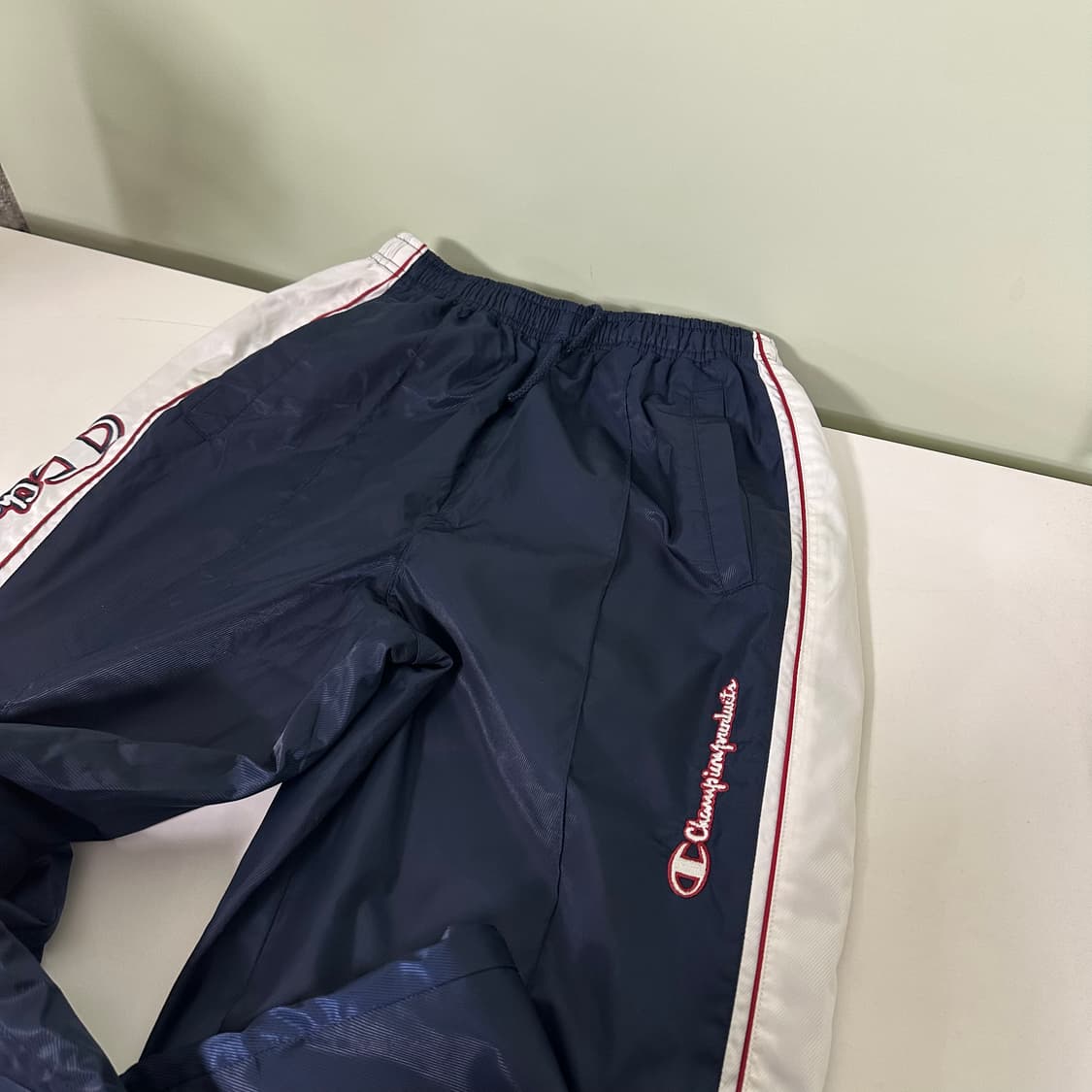 M 챔피온 네이비 레귤러핏 트랙팬츠 상품이미지3