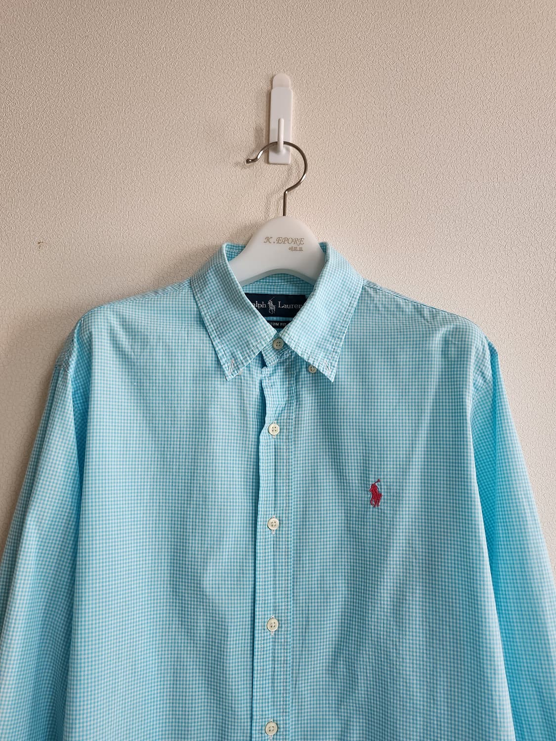 폴로랄프로렌 깅엄체크셔츠 (M 상품이미지1