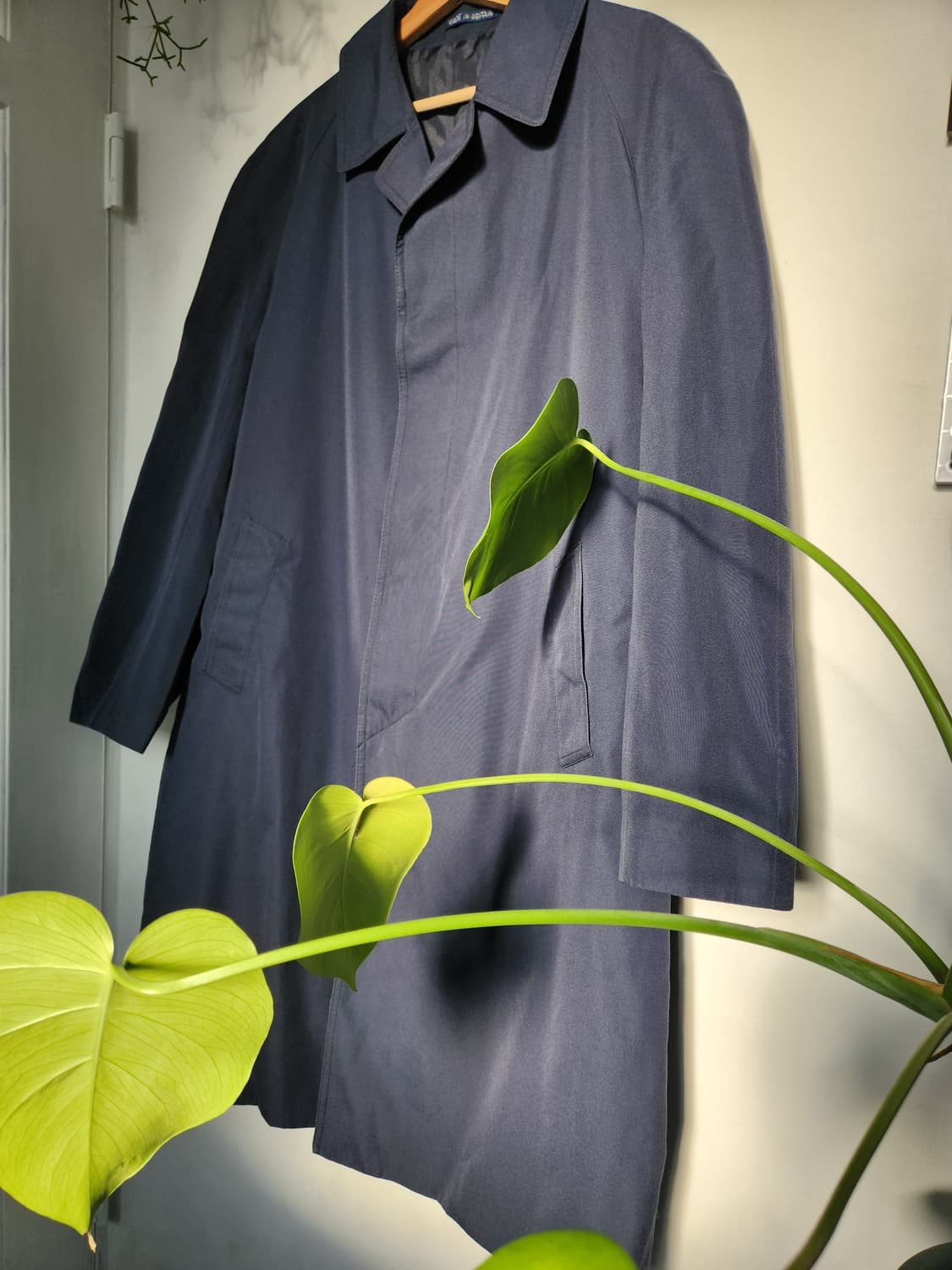 60s Dunn&Co 코튼나일론 싱글 발마칸 코트(ENGLANDmade) 상품이미지3