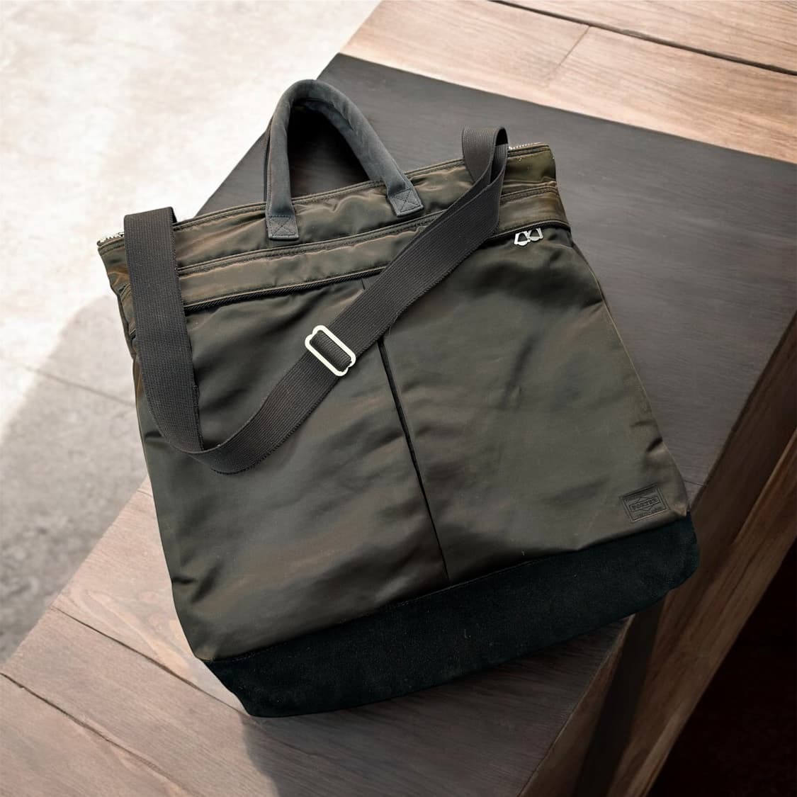 요시다포터 스웨이드 블렌딩 헬멧 크로스백 상품이미지2