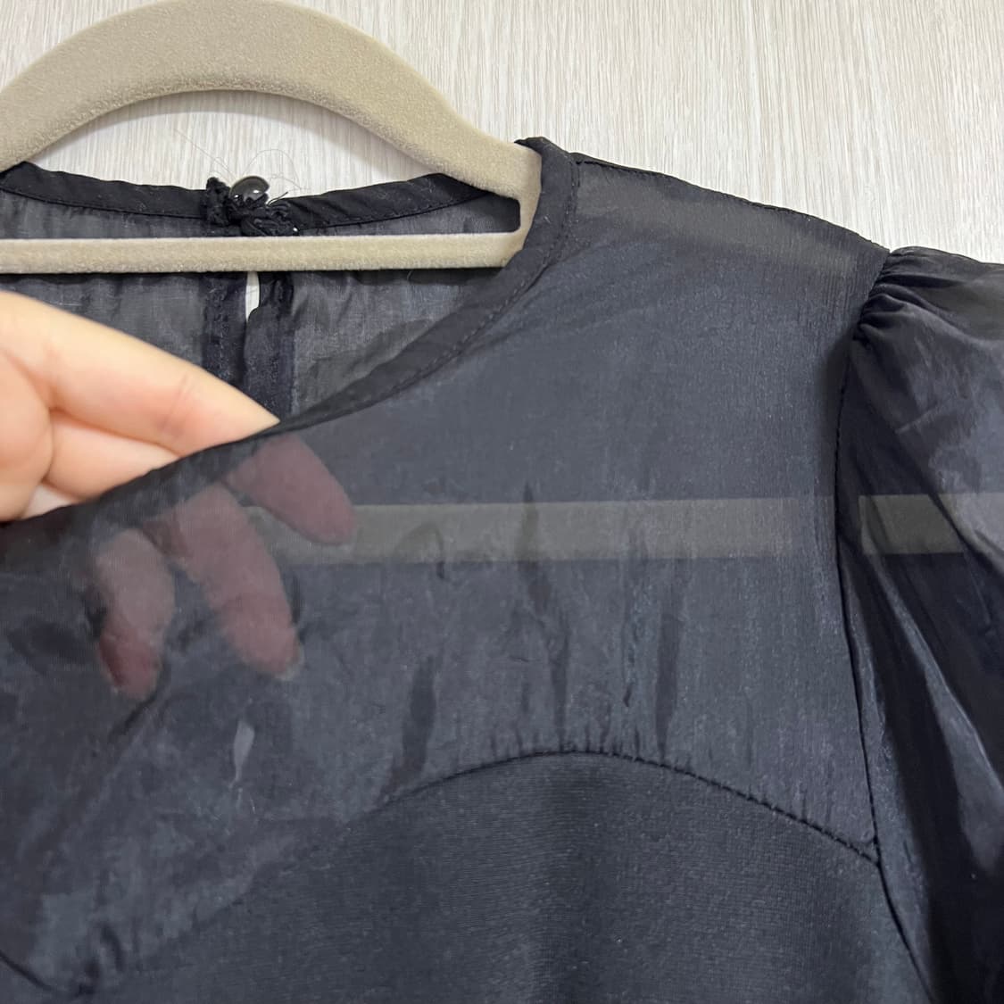 연말룩 시스루 원피스 상품이미지4