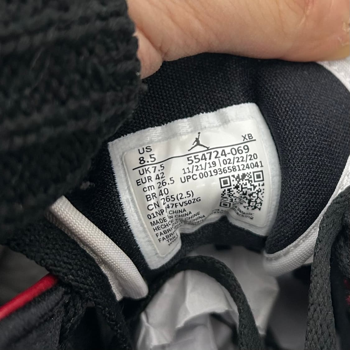 나이키 조던1 시카고 블랙토 미드 상품이미지10