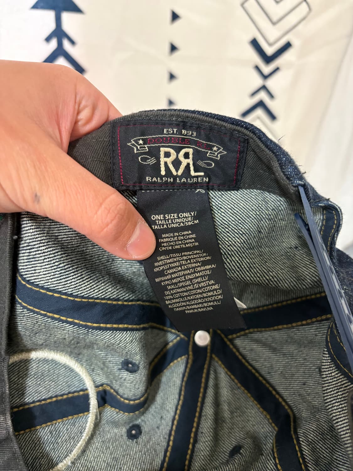 RRL 윙드 로고 트윌 볼캡 상품이미지6