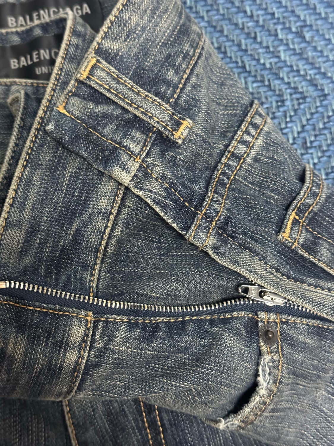 발렌시아가 아프론 하이브리드 데님팬츠 상품이미지4